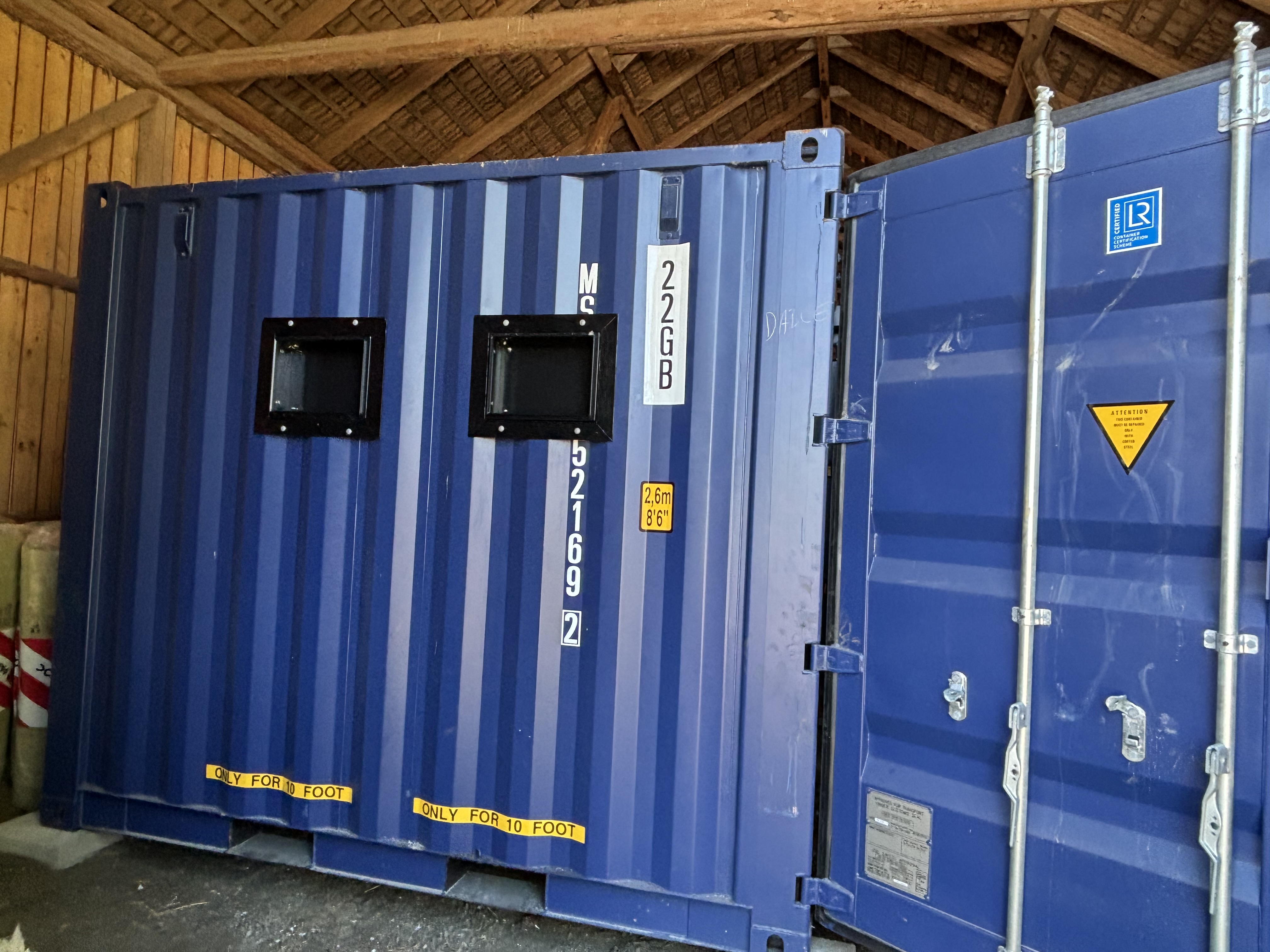 OWTS container exterior