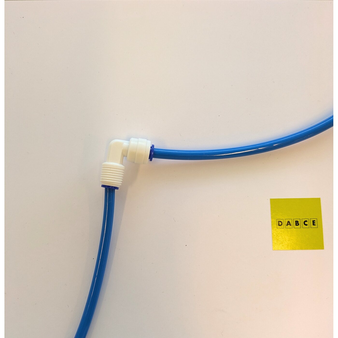 90° Push-Fit Vinkelgenomföring 6 mm slang för panelmontage