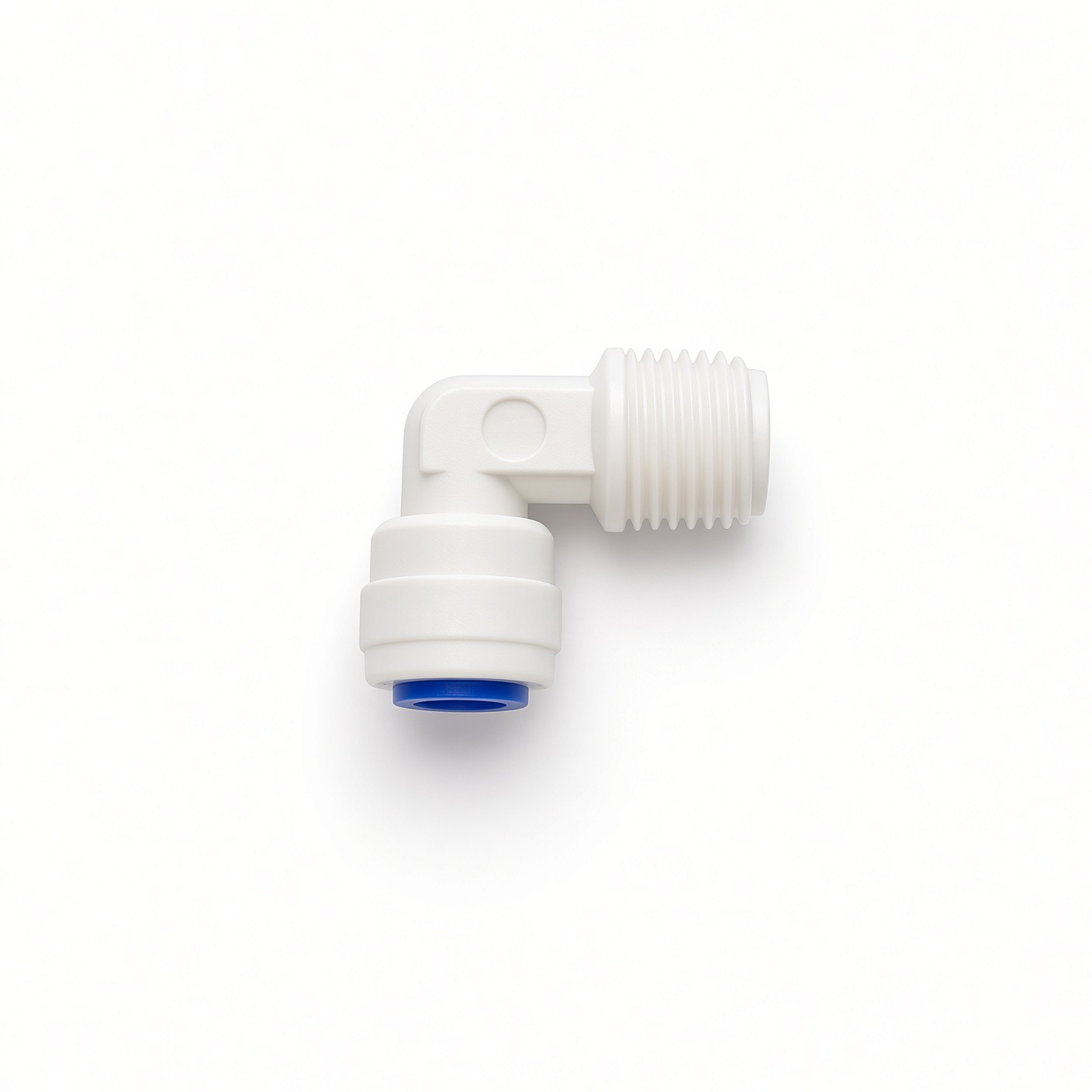 90° Push-Fit Panel Mount Elbow Connector 6 mm